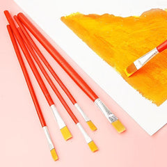 6pcs Nylon Brushes Set Painting Acrylic Student Art Drawing Brushes