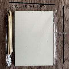 59pcs Rainbow Scratch Paper Kit for Kids - Educational Craft Art Supplies