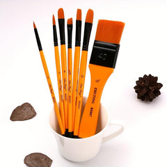 7pcs Art Set Paintbrushes for Acrylic Painting