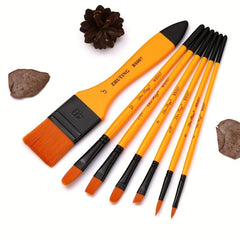 7pcs Art Set Paintbrushes for Acrylic Painting