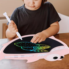LCD Screen Drawing Board Kids Shark Graffiti Painting Toy