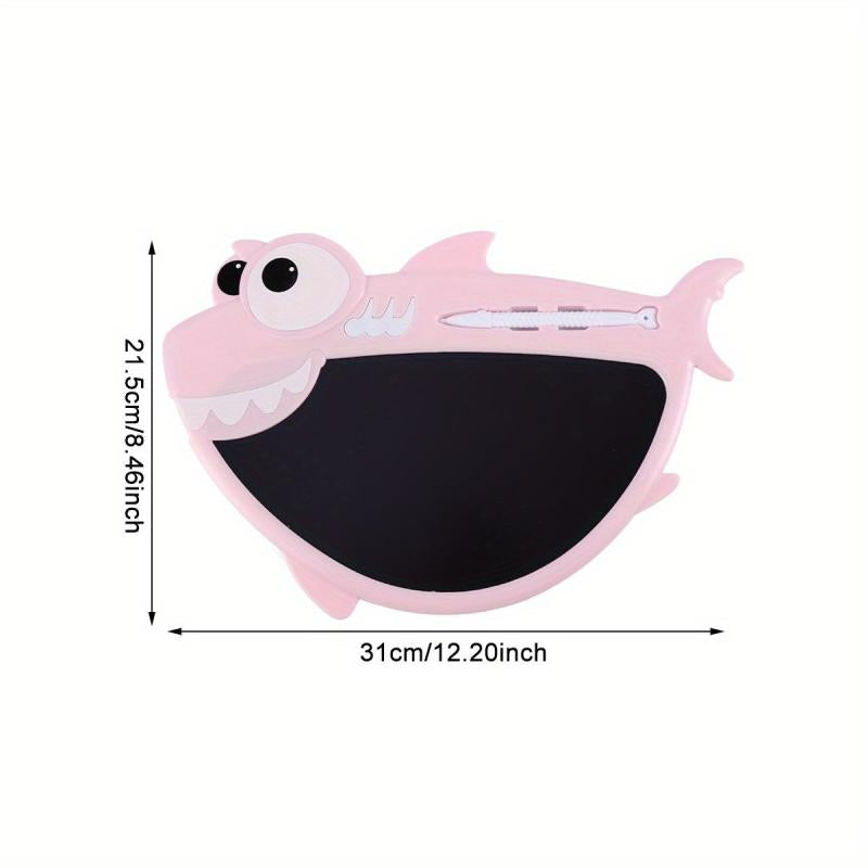 LCD Screen Drawing Board Kids Shark Graffiti Painting Toy