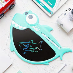 LCD Screen Drawing Board Kids Shark Graffiti Painting Toy