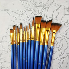 12pcs Special Shaped Pen Head Nylon Painting Pen Set