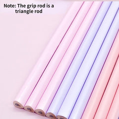 30pcs Macaron Triangle Pencil Sketch Drawing Brush School Supplies
