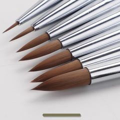 5pcs Artist Paint Portable Brushes Set For Acrylic Watercolor Painting