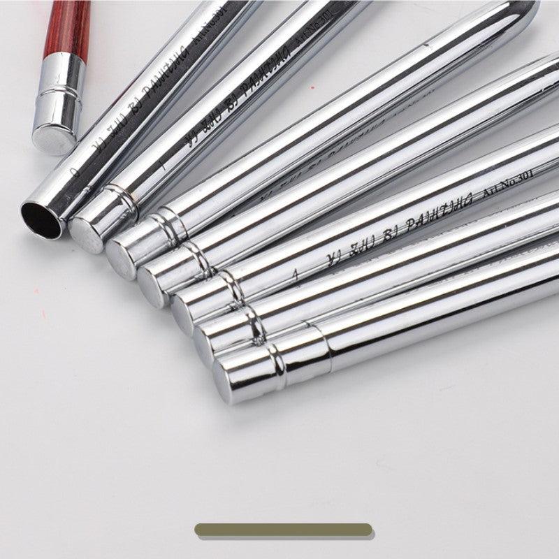 5pcs Artist Paint Portable Brushes Set For Acrylic Watercolor Painting