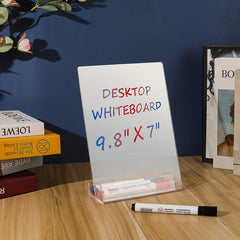 Acrylic Dry Erase Board 9.8 Desktop Memo Board