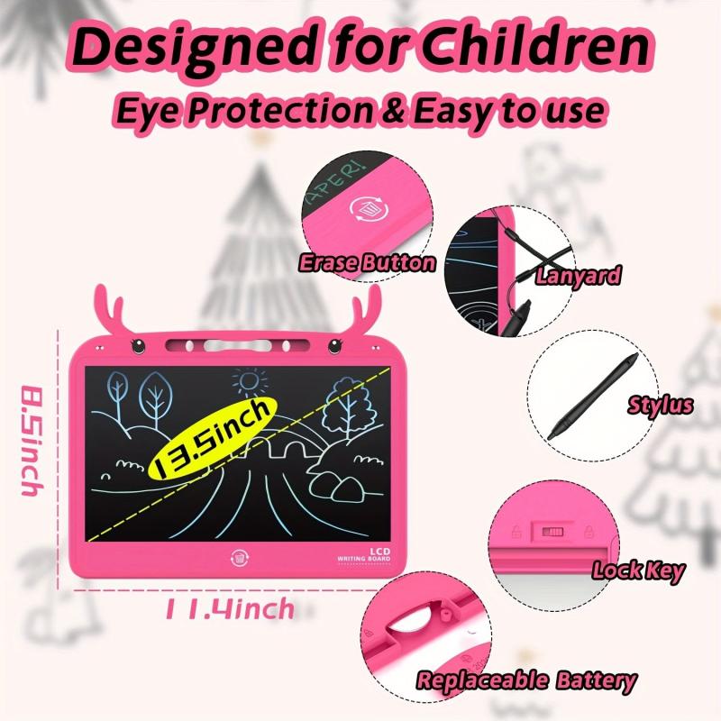 LCD Writing Tablet 34x29 cm Erasable Toy Doodle Drawing Board