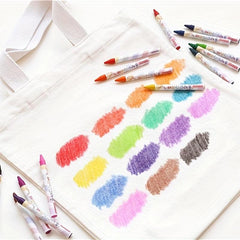 15pcs Crayon Cloth Painting Fabric Graffiti Children's Textile Pen