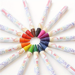 15pcs Crayon Cloth Painting Fabric Graffiti Children's Textile Pen