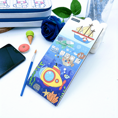 12pcs Watercolor Coloring Book for Kids with Paint Pen