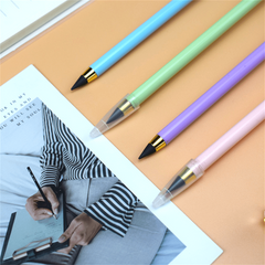 2pcs Cartoon Big Diamond Graphene Kids Metal Pencil No Sharpening