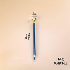 2pcs Cartoon Big Diamond Graphene Kids Metal Pencil No Sharpening