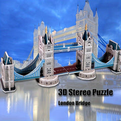 3D Jigsaw Puzzle World Model Toy Boys And Girls Building Blocks Christmas Gift
