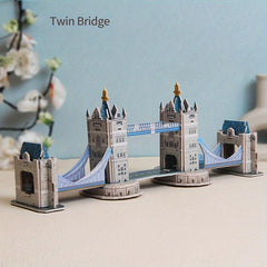 3D Jigsaw Puzzle World Model Toy Boys And Girls Building Blocks Christmas Gift