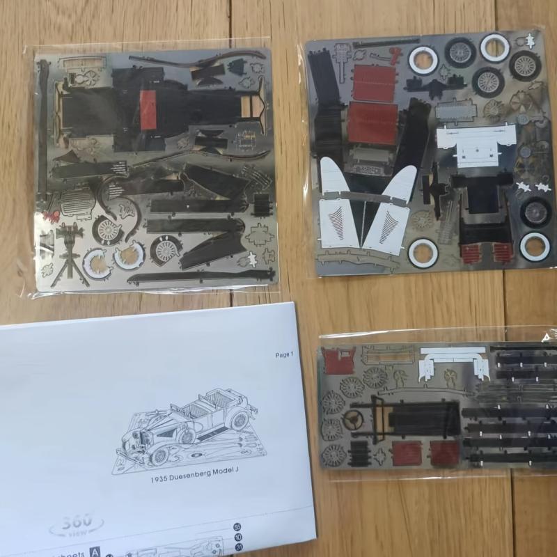 DIY 3D Metal Puzzle Retro 1935 Classic Car Model