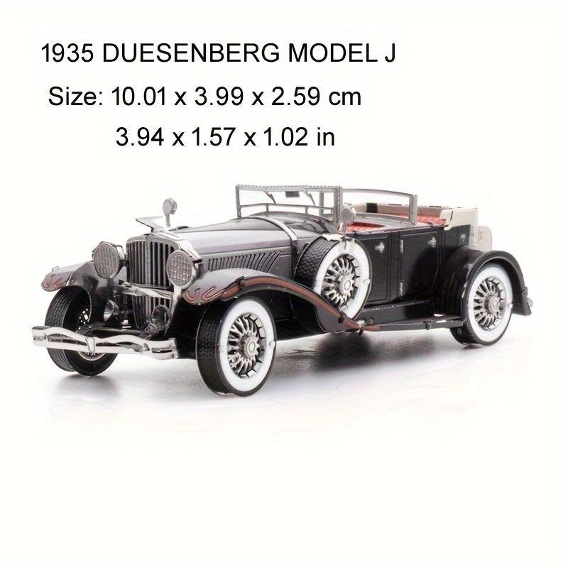 DIY 3D Metal Puzzle Retro 1935 Classic Car Model