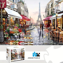 1000 pcs Paris Street Jigsaw Puzzle 70cmX Large Decompression Gift for Adults