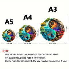 Yin Yang Magic Forest Wooden Puzzle Advanced Player Gift