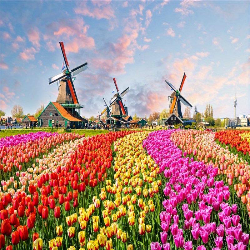 500-Piece Paper Puzzles: Landscapes, Flowers & Countryside