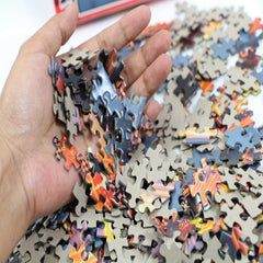 500-Piece Paper Puzzles: Landscapes, Flowers & Countryside