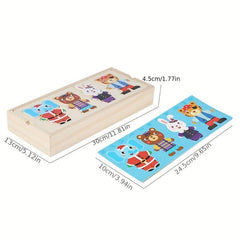 Personalized Rabbit Bear Dress Changing Puzzle Toy