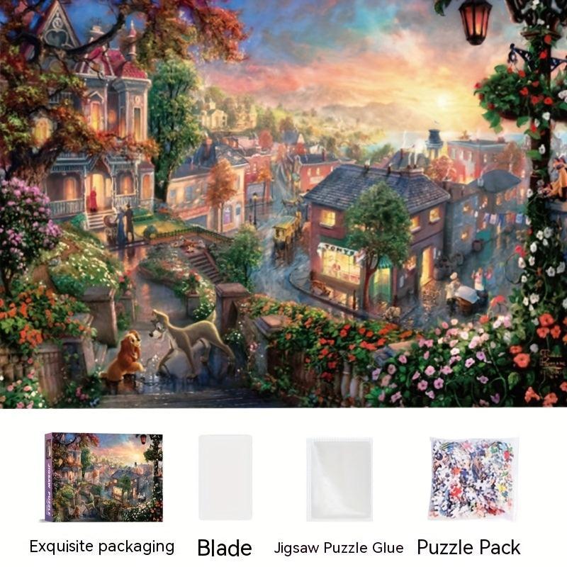 1000 Pieces Jigsaw Puzzle Healing Beauty High Difficulty Educational Toy