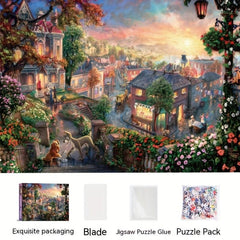 1000 Pieces Jigsaw Puzzle Healing Beauty High Difficulty Educational Toy