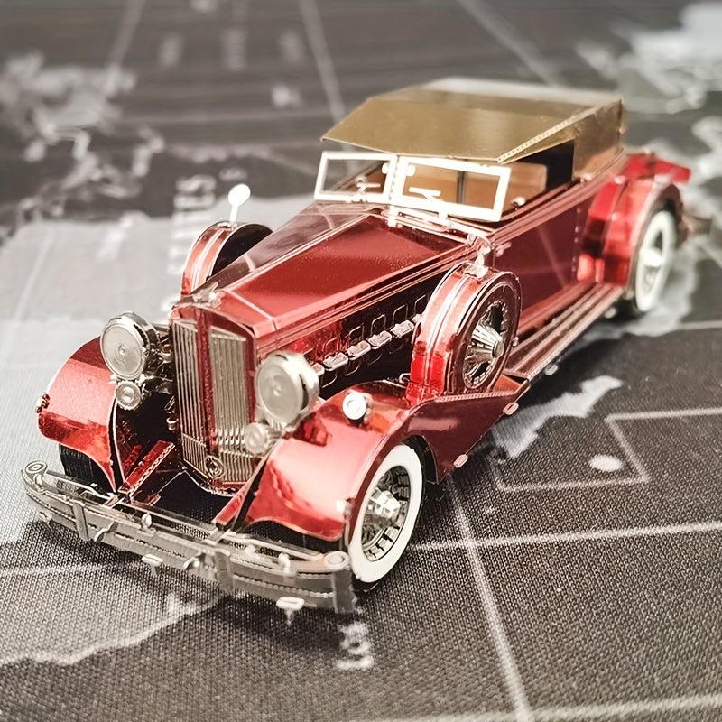 Retro 1934 Vintage Car 3D Metal Puzzle Game