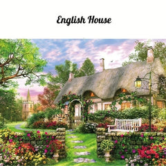 1000 Pieces Jigsaw Puzzle Toy Scenery Cartoon Paper Intelligence