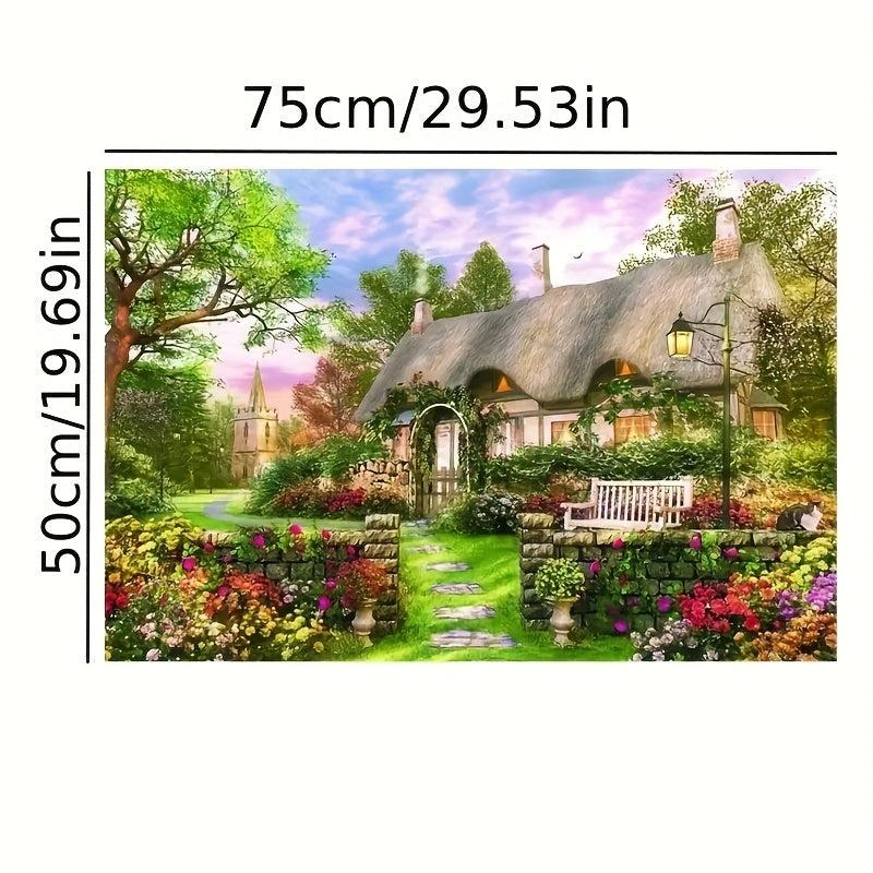 1000 Pieces Jigsaw Puzzle Toy Scenery Cartoon Paper Intelligence
