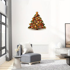 Christmas Tree Wooden Puzzle Art Animal Shaped Pieces Jigsaw Puzzles