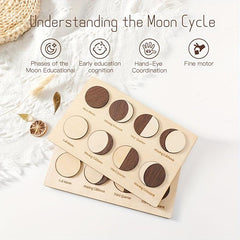 Moon Phase Cognition Puzzle Early Education Toys