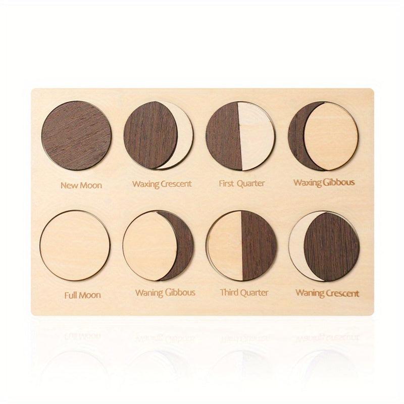Moon Phase Cognition Puzzle Early Education Toys