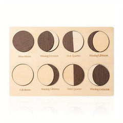 Moon Phase Cognition Puzzle Early Education Toys