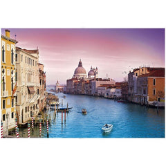 1000-Piece Landscape Architecture Jigsaw Puzzle for Adults