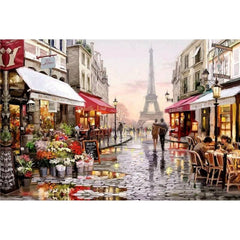 1000-Piece Landscape Architecture Jigsaw Puzzle for Adults