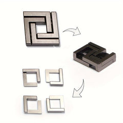 High Difficulty Metal Casting Puzzle Game Toy for Adults