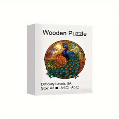 Wooden Yin Yang Jigsaw Puzzle Stress Relief Toy