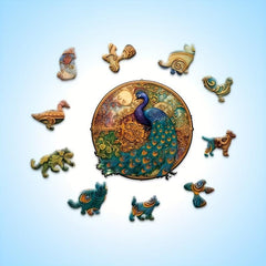 Wooden Yin Yang Jigsaw Puzzle Stress Relief Toy