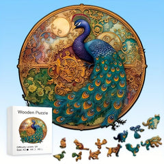 Wooden Yin Yang Jigsaw Puzzle Stress Relief Toy