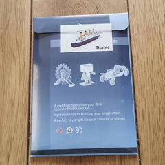 DIY 3D Metal Titanic Jigsaw Puzzle Educational Assembly Toy