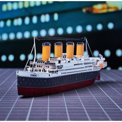 DIY 3D Metal Titanic Jigsaw Puzzle Educational Assembly Toy