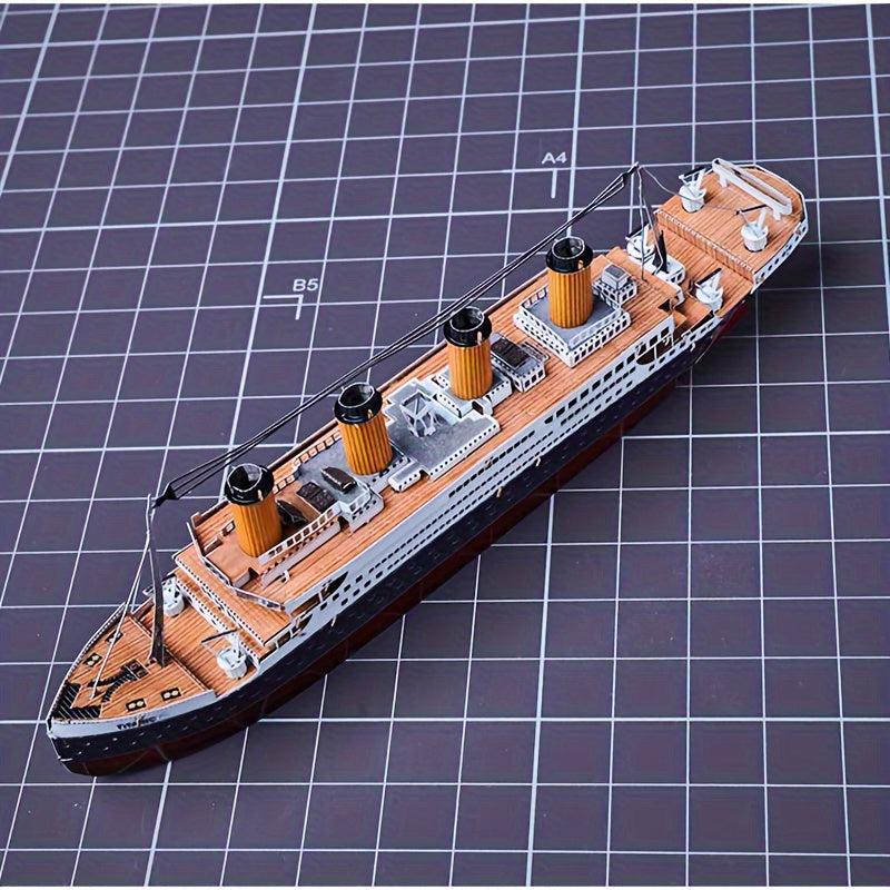 DIY 3D Metal Titanic Jigsaw Puzzle Educational Assembly Toy
