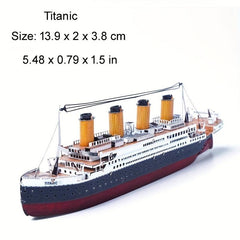 DIY 3D Metal Titanic Jigsaw Puzzle Educational Assembly Toy
