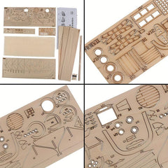 Wooden Assembly Sailboat Model DIY Kit