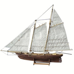 Wooden Assembly Sailboat Model DIY Kit