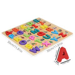 Wooden Alphabet Puzzle for Early Childhood Education