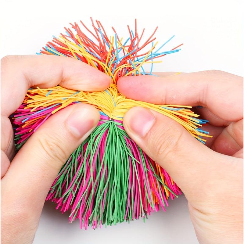 3pcs Rubber Band Shuttlecock Sports Toy Outdoor Throwing And Kicking